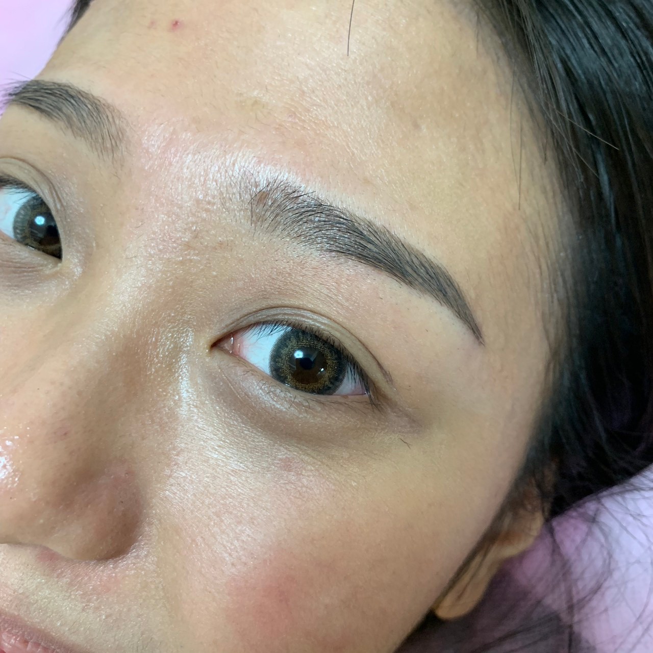 繡眉的注意事項